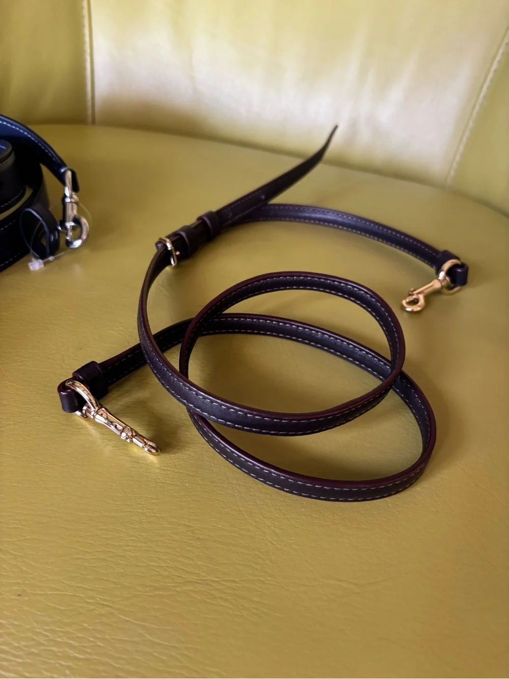 Coach Replacement Shoulder Strap Lot (3) Leather Adjustable Crossbody Straps - Picture 3 of 12